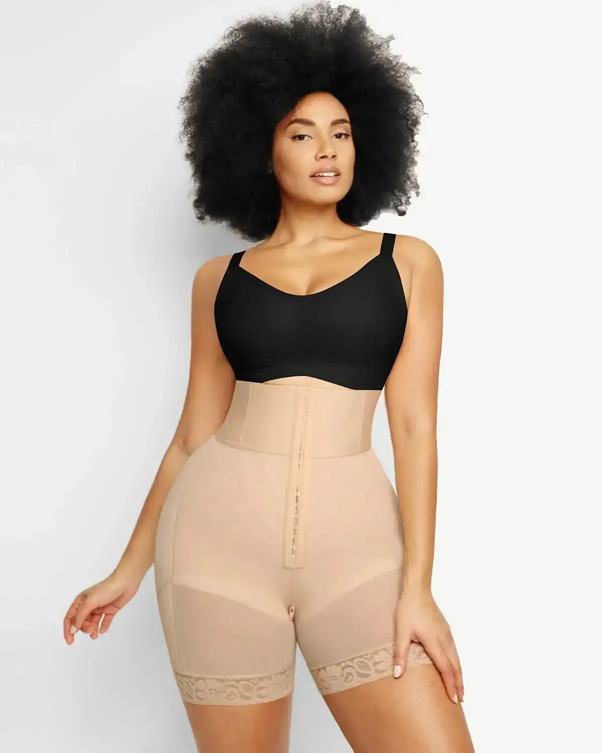 Image of AirSlim® Boned Sculpt High Waist Shorts