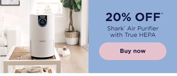 20% off* Shark® Air Purifier with True HEPA