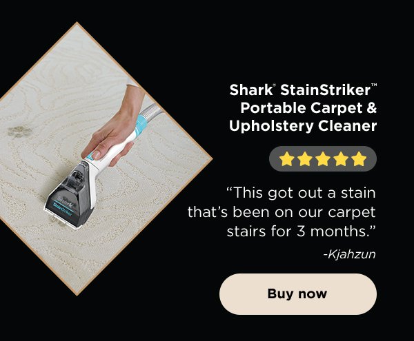 Shark® StainStriker™ Portable Carpet & Upholstery Cleaner