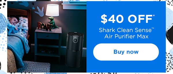 \\$40 off* Shark Clean Sense™ Air Purifier MAX