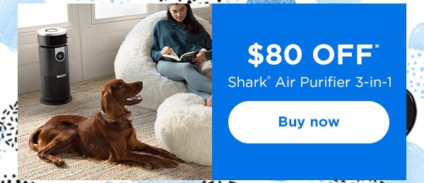 \\$80 off* Shark® Air Purifier 3-in-1 with True HEPA