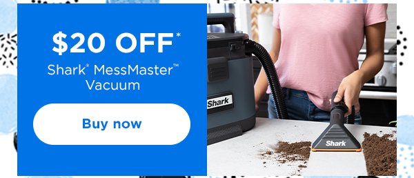 \\$20 off* Shark® MessMaster™ Portable Wet/Dry Vacuum