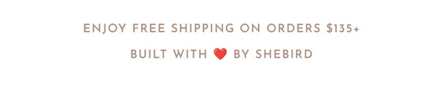 Enjoy FREE Shipping on orders \\$135+