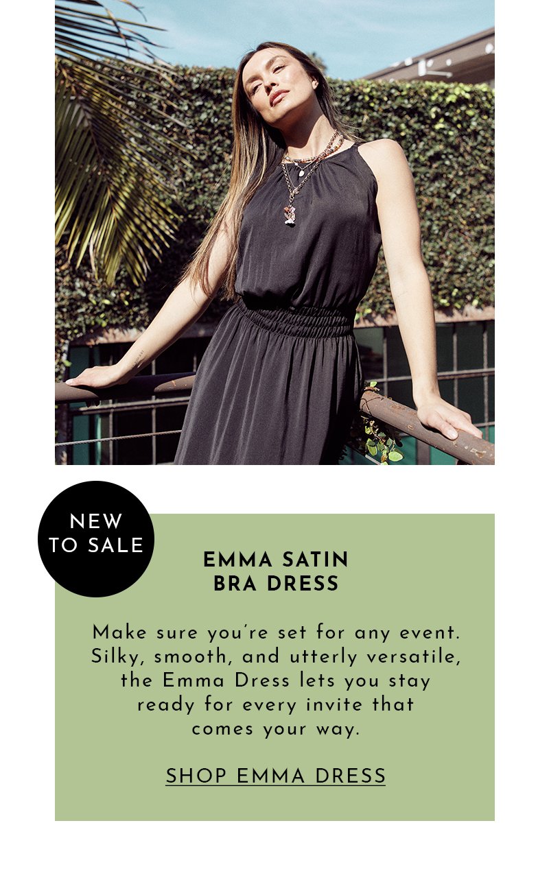 EMMA SATIN BRA DRESS