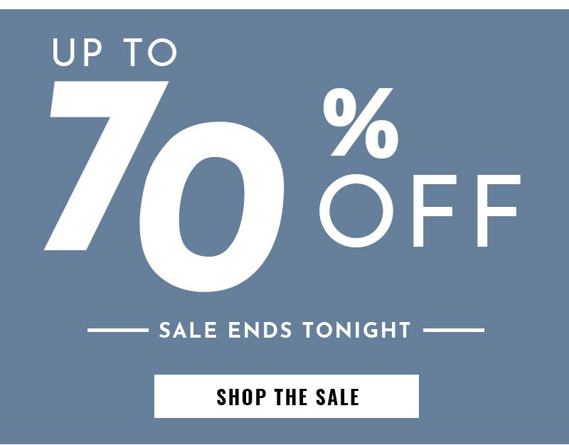 Up To 70% Off