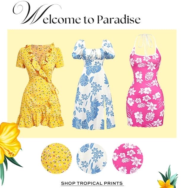 SHOP TROPICAL PRINTS