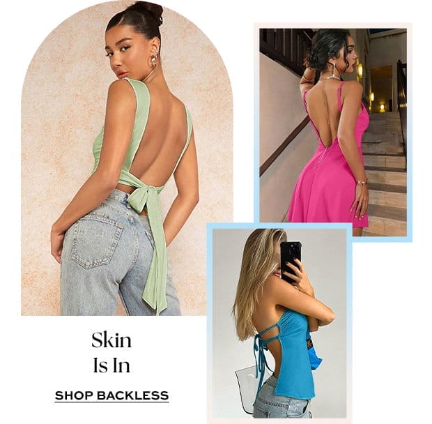 SHOP BACKLESS