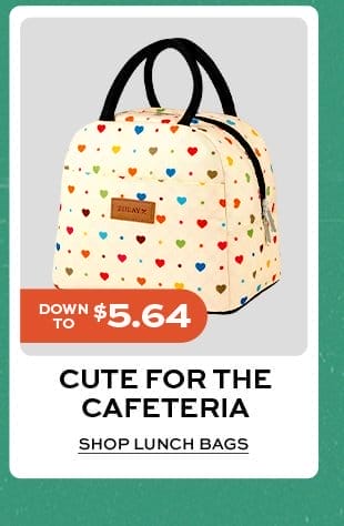 SHOP LUNCH BAGS