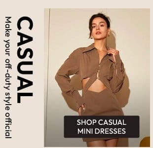 SHOP CASUAL MINI DRESSES