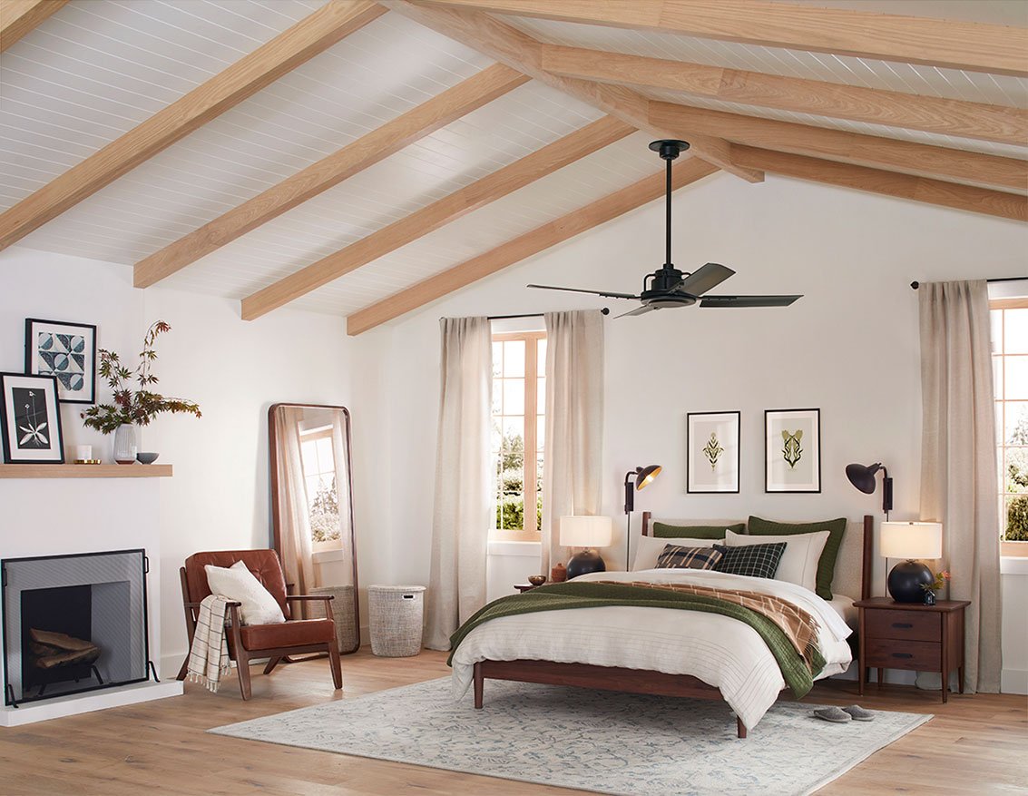 Image of a bright and open bedroom