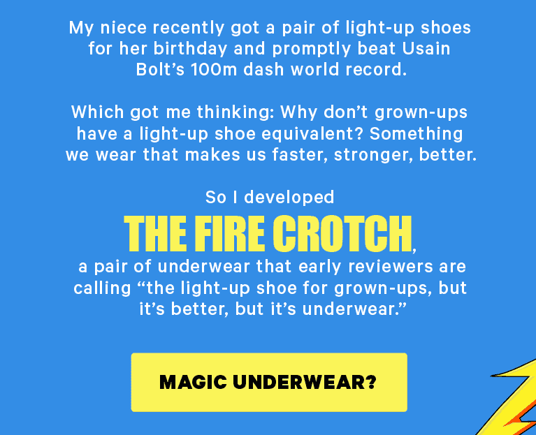 The Fire Crotch | Magic Underwear