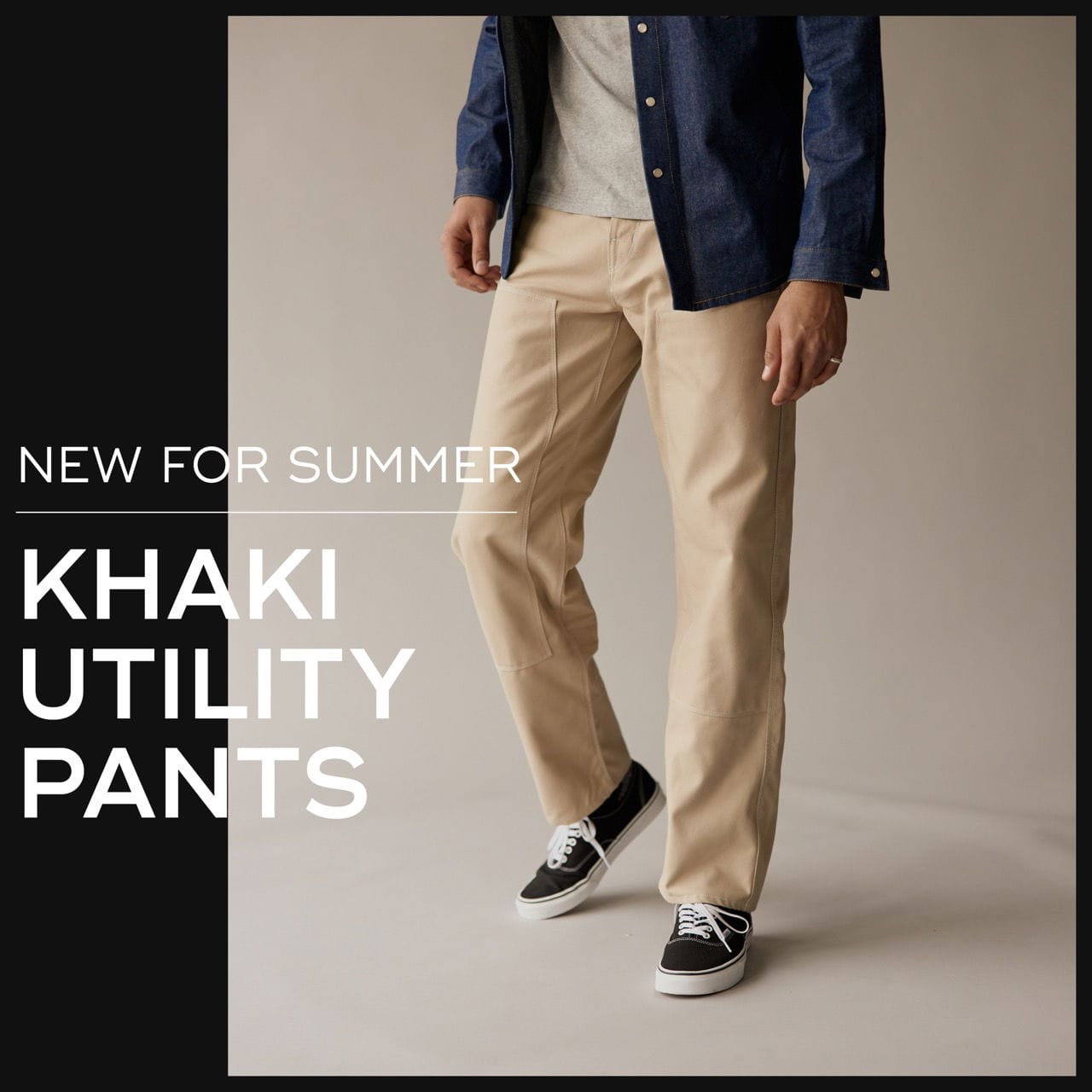 Khaki Utility Pants