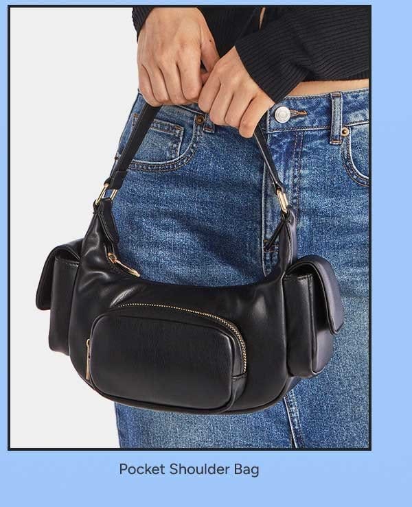 POCKET SHOULDER BAG