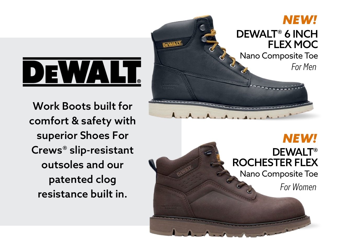 SHOP DEWALT STYLES