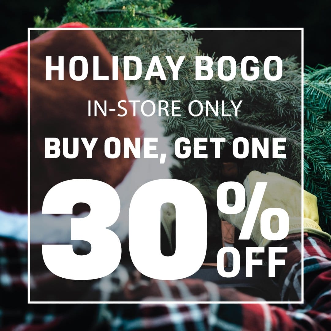 30% BOGO IN-STORE ONLY