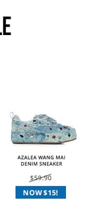 AZALEA WANG MAI DENIM SNEAKER