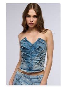 ESSIE DENIM CORSET