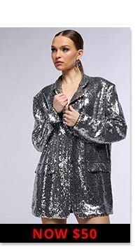 BOYFRIEND SEQUIN BLAZER