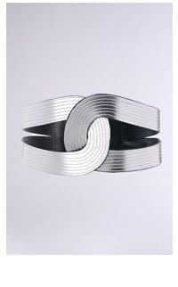 WRAPPED UP METALLIC BELT