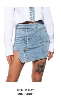 DENIM DAY MINI SKIRT