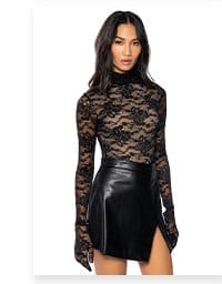 ALL THE ATTENTION LACE GLOVE BODYSUIT