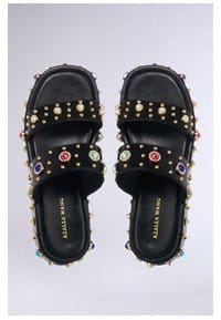 AZALEA WANG RAJAH EMBELLISHED FLAT SANDAL