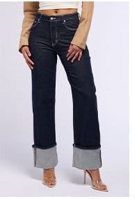 RILEY CUFFED HEM RELAXED FIT DENIM