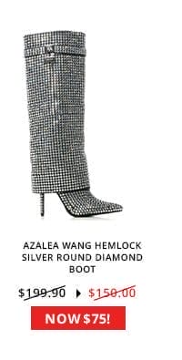 AZALEA WANG HEMLOCK SILVER ROUND DIAMOND BOOT