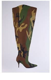 AZALEA WANG AMBY BUCKET BOOT IN GREEN