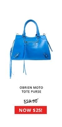 OBRIEN MOTO TOTE PURSE