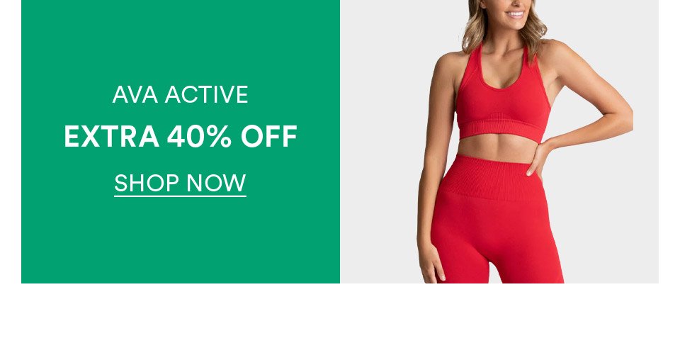 AVA ACTIVE - EXTRA 40% OFF