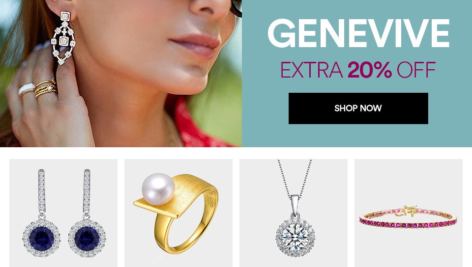 GENEVIVE - EXTRA 20% OFF - SHOP NOW >