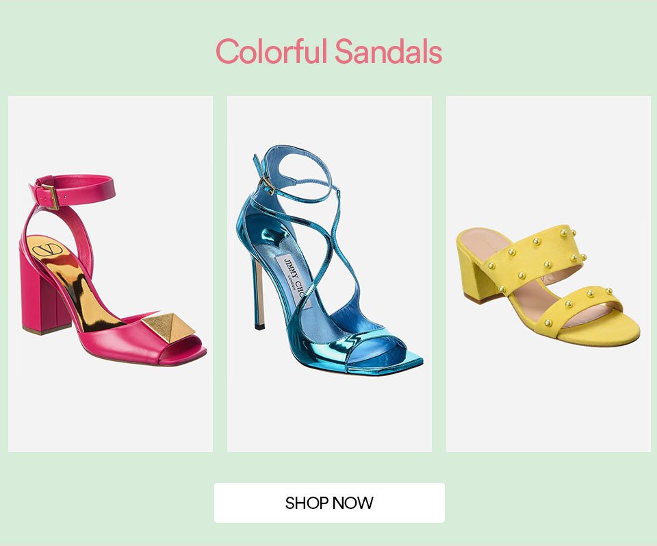 COLORFUL SANDALS