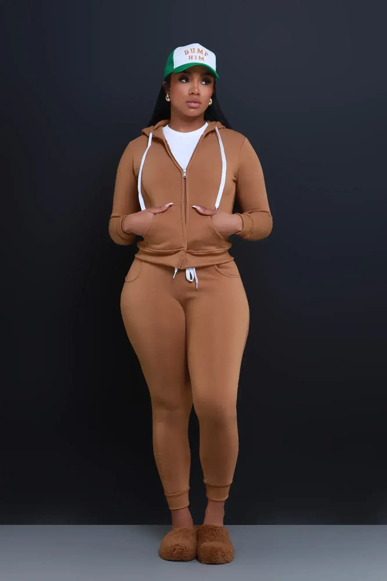 Image of Like That Jogger Set - Wood