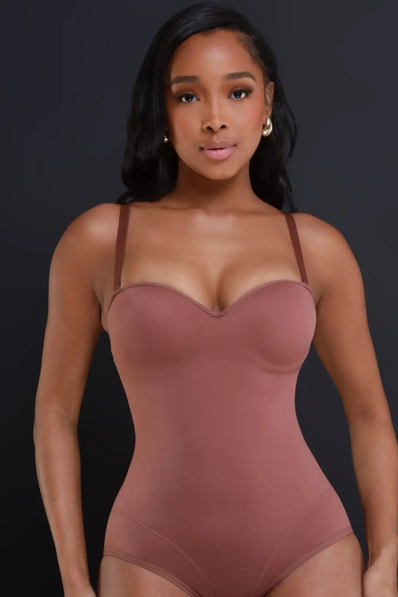 Image of Doctored Form Shapewear Bodysuit - Brown No. 124