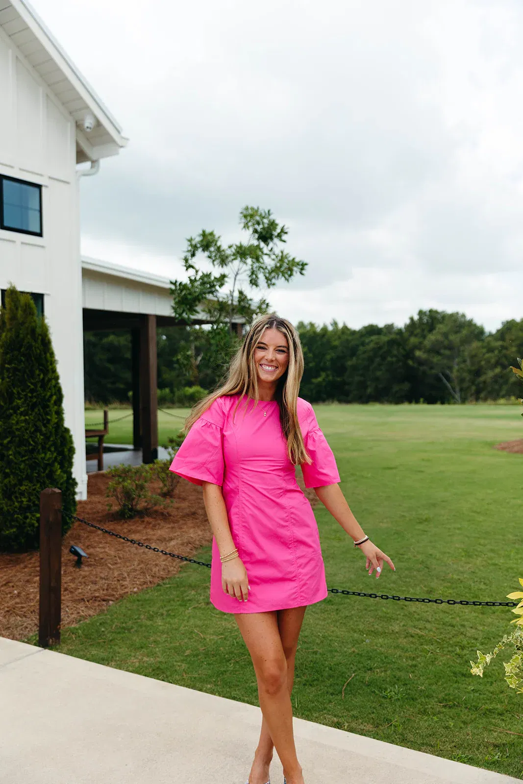 Keep It Simple Mini Dress - Pink