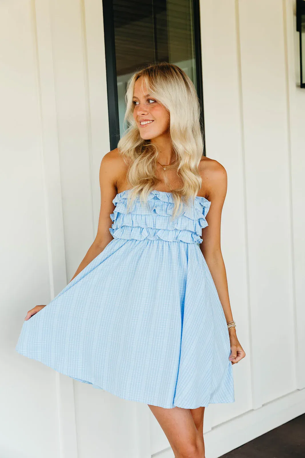 What's New Mini Dress - Blue