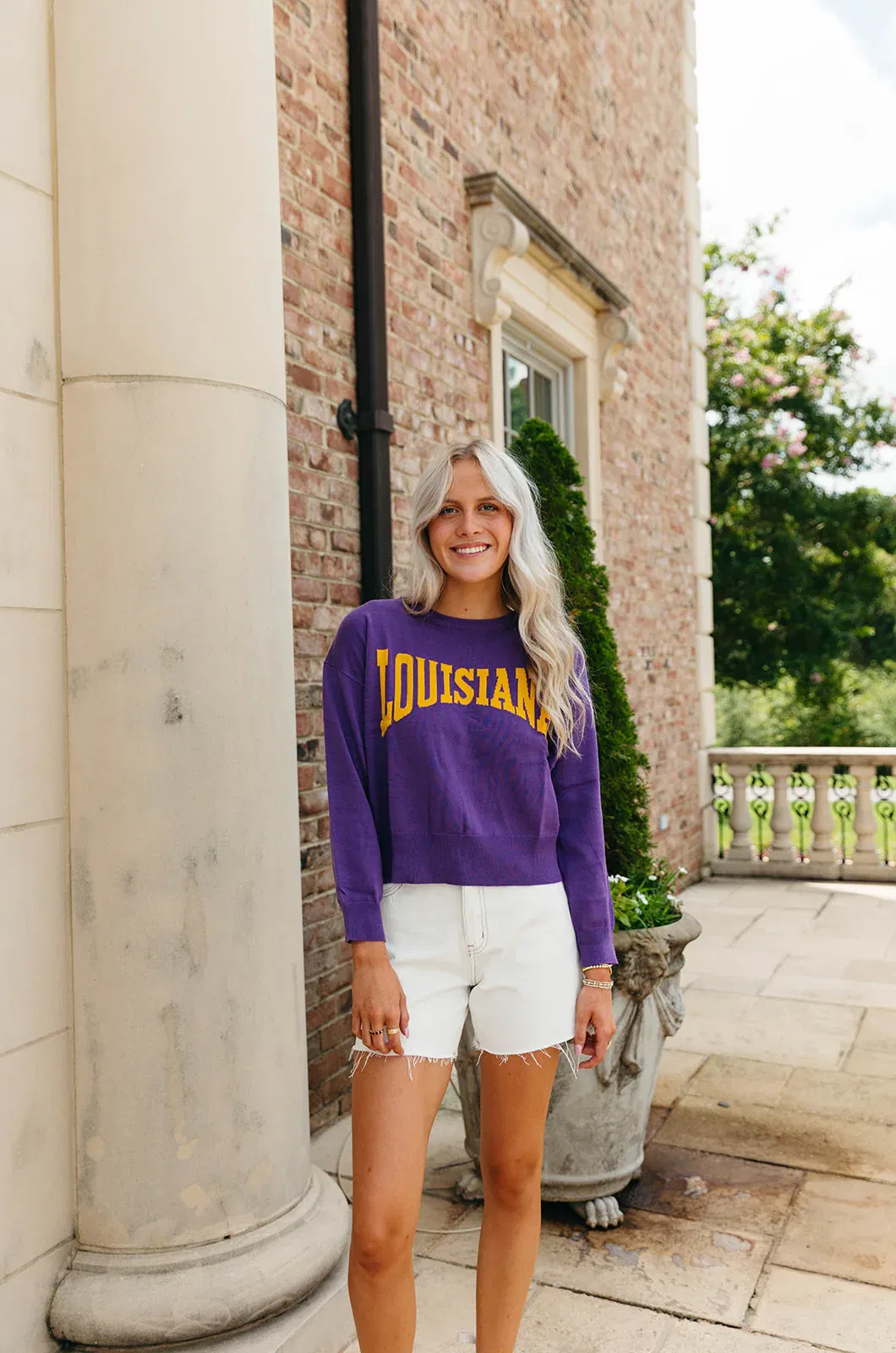 Louisiana Sweater - Purple