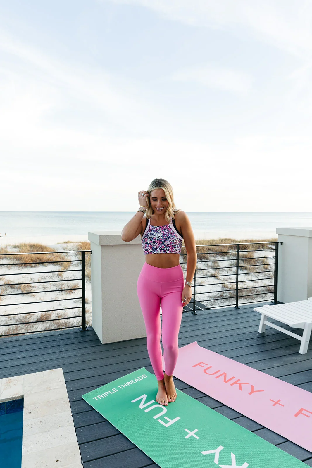 Harley Ribbed Leggings - Barbie Pink