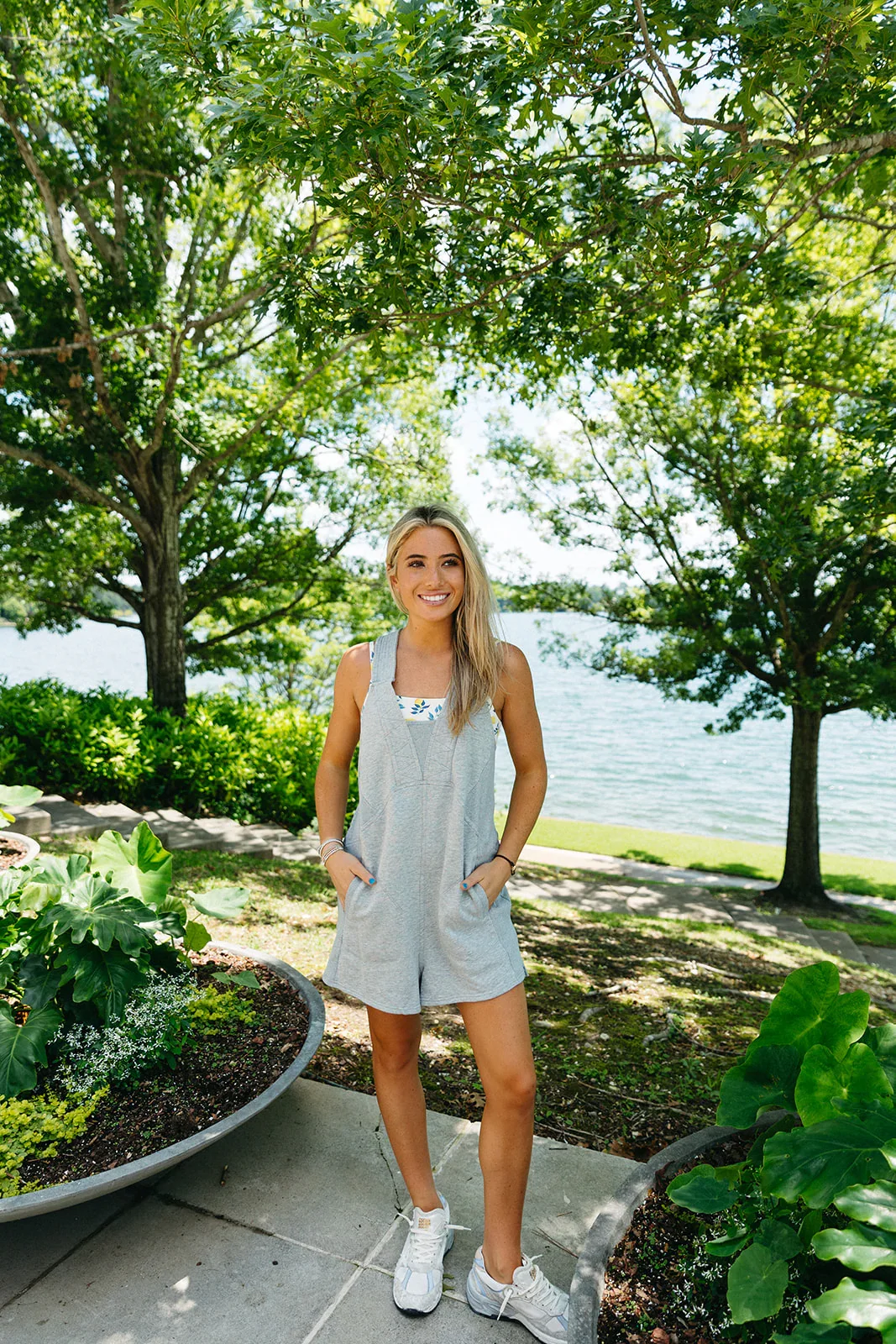 Gayle Romper - Heather Grey