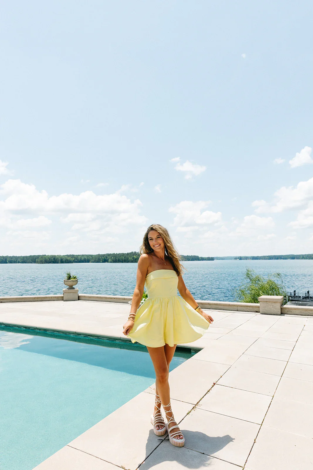 Let It Be Romper - Yellow