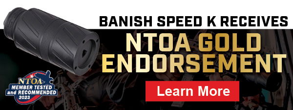 Banish Speed K receives NTOA gold endorsement example