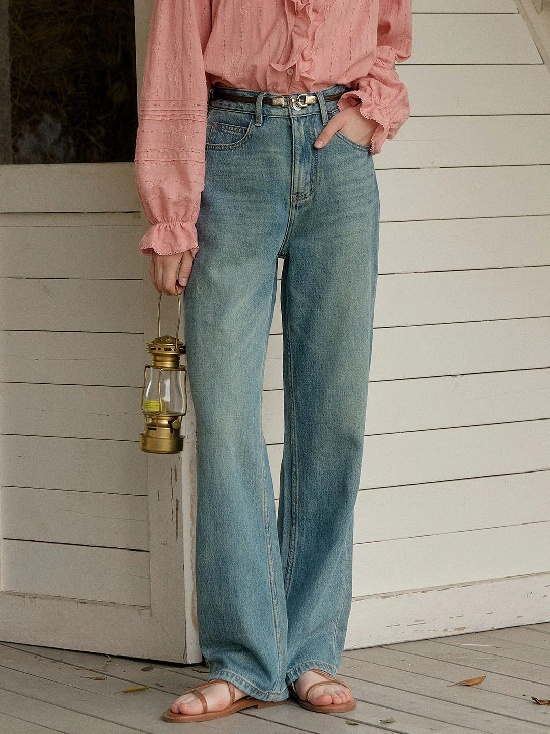 Kayla Classic High-waisted Retro Straight-leg Jeans