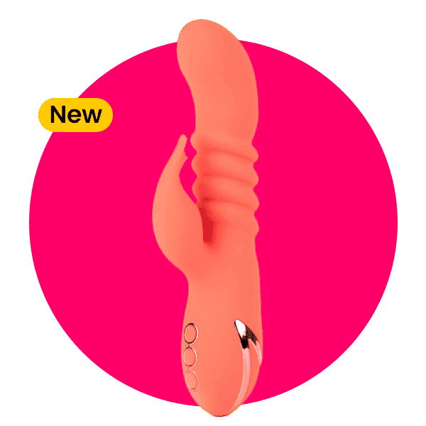 California Dreaming® Orange County Cutie | silicone vibrating & thrusting