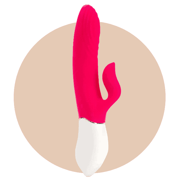 SIMPLI Thrusting Rabbit 09 Dual Motors Vibrating, Thrusting & Silicone Body