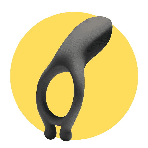 OptiMALE™ Rechargeable Vibrating C-Ring Silicone Penis Ring