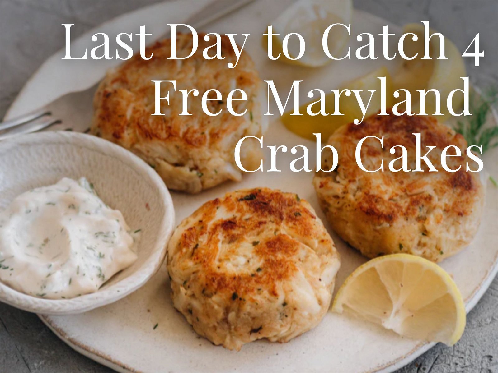 Free Crab Cakes