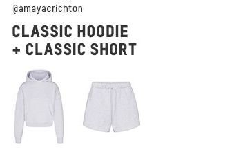 CLASSIC HOODIE + CLASSIC SHORT