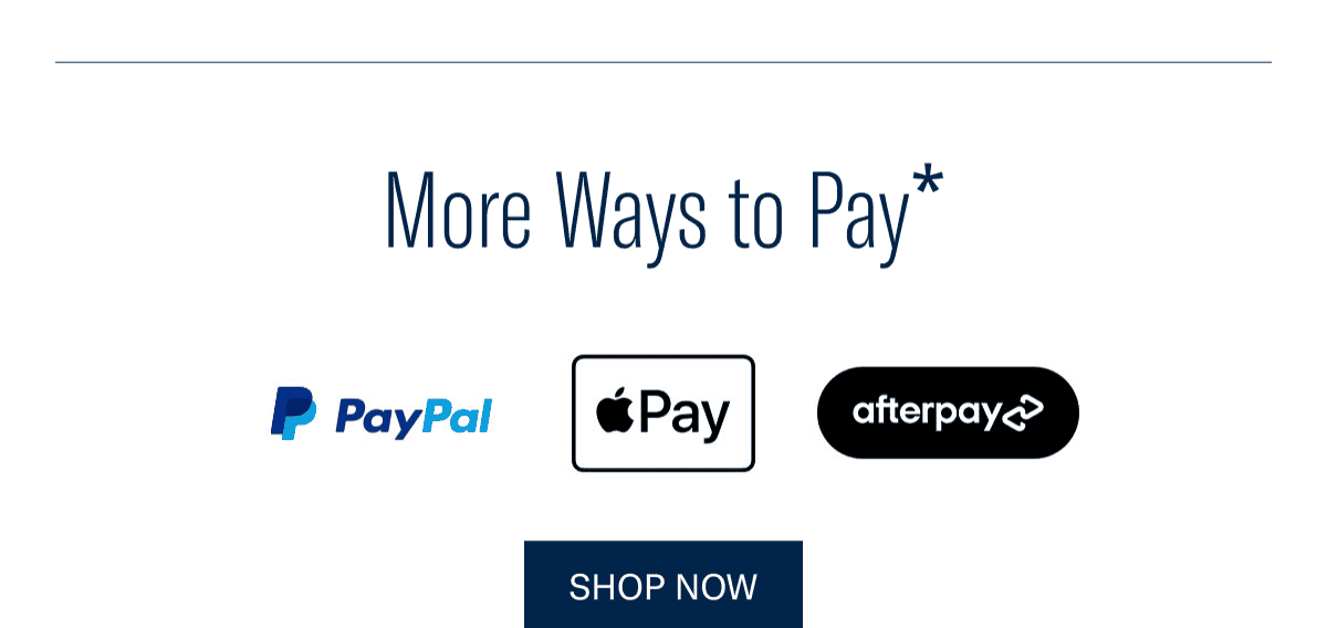 More Ways to Pay