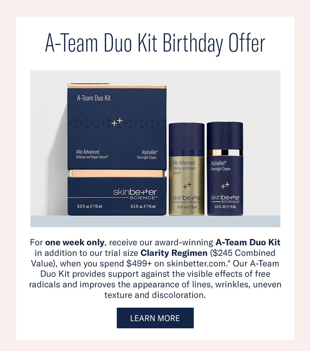 A-Team Duo Kit Birthday Offer